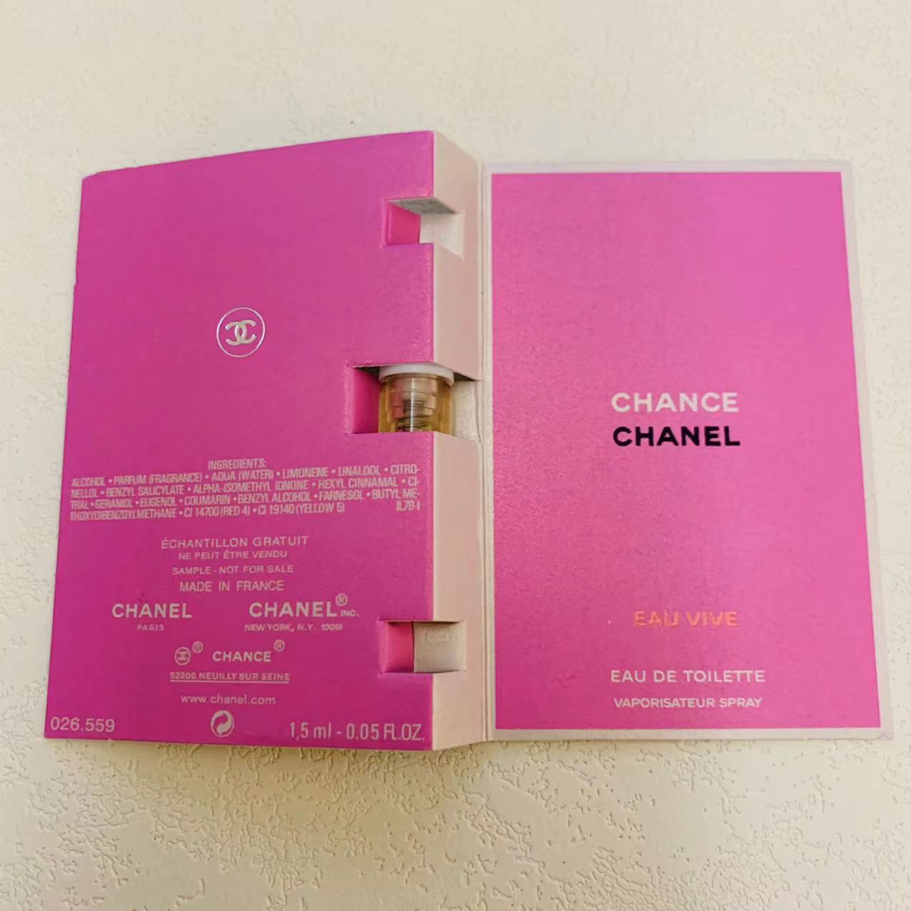 Chanel Chance Eau Vive 1.5ml 3