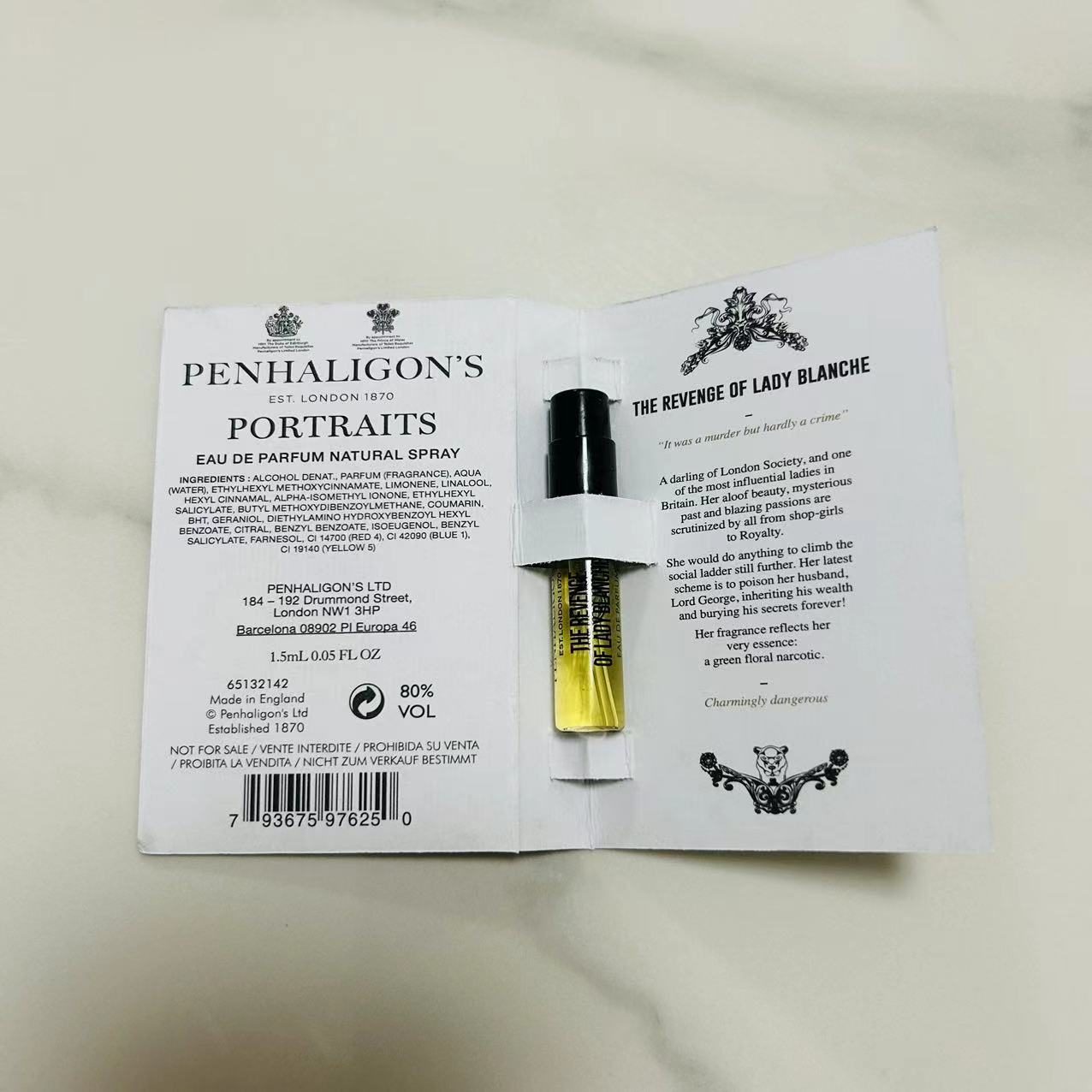 THE REVENGE OF LADY BLANCHE 1.5ml 2