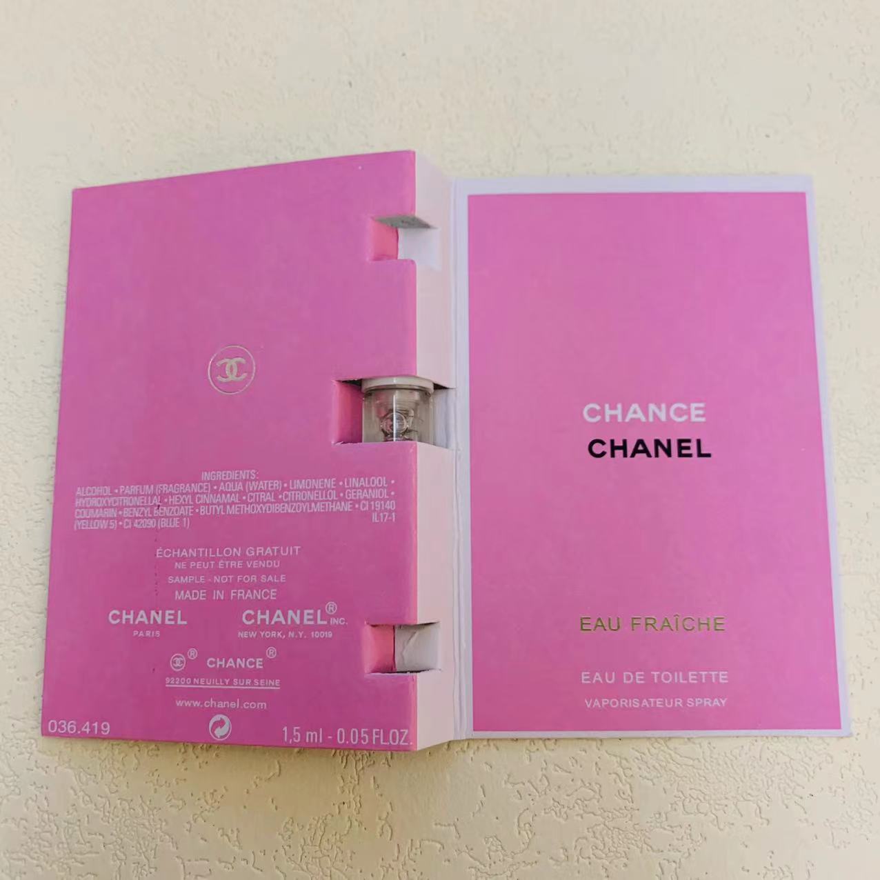Chanel Chance Eau Fraiche 1.5ml 4