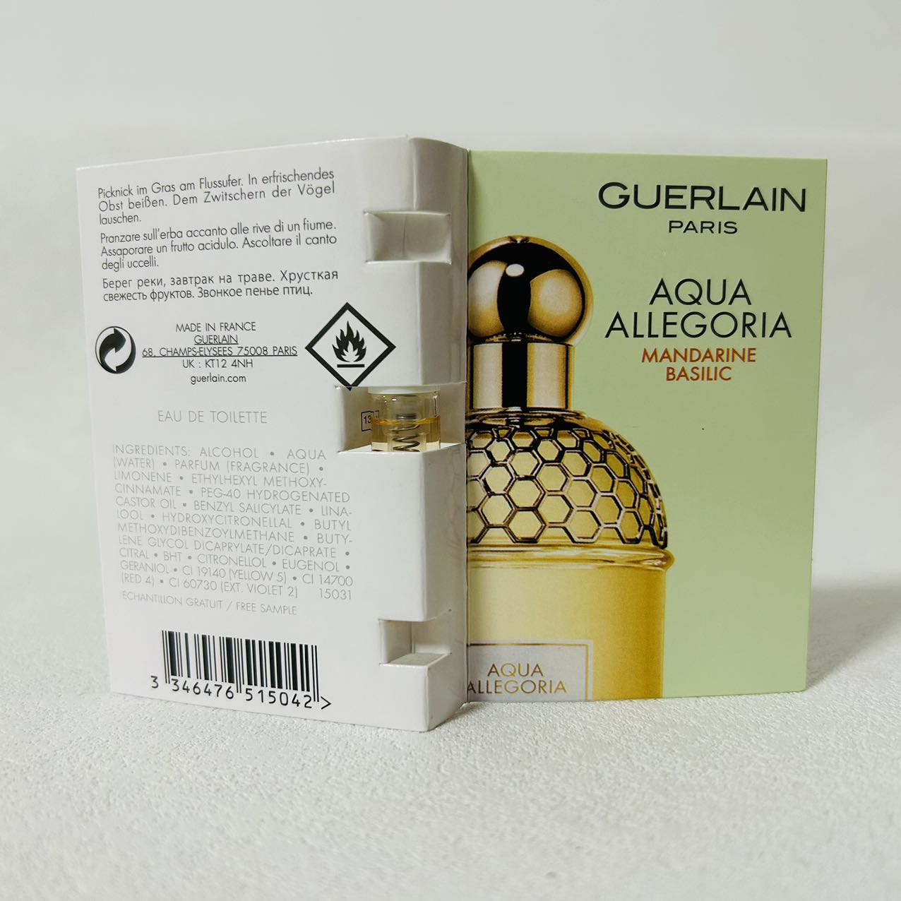 Guerlain Aqua Allegoria Mandarine Basilic 1.5ml 3