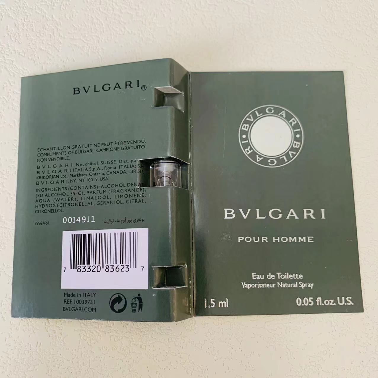 Bvlgari Pour Homme Eau de Toilette 1.5ml 3
