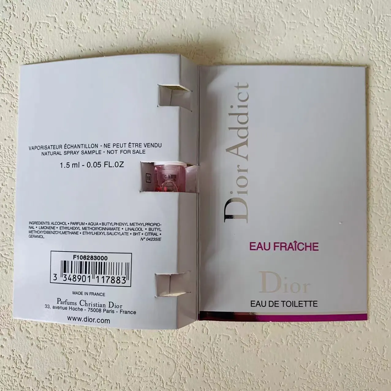 Dior Addict 2， 1.5ml 3