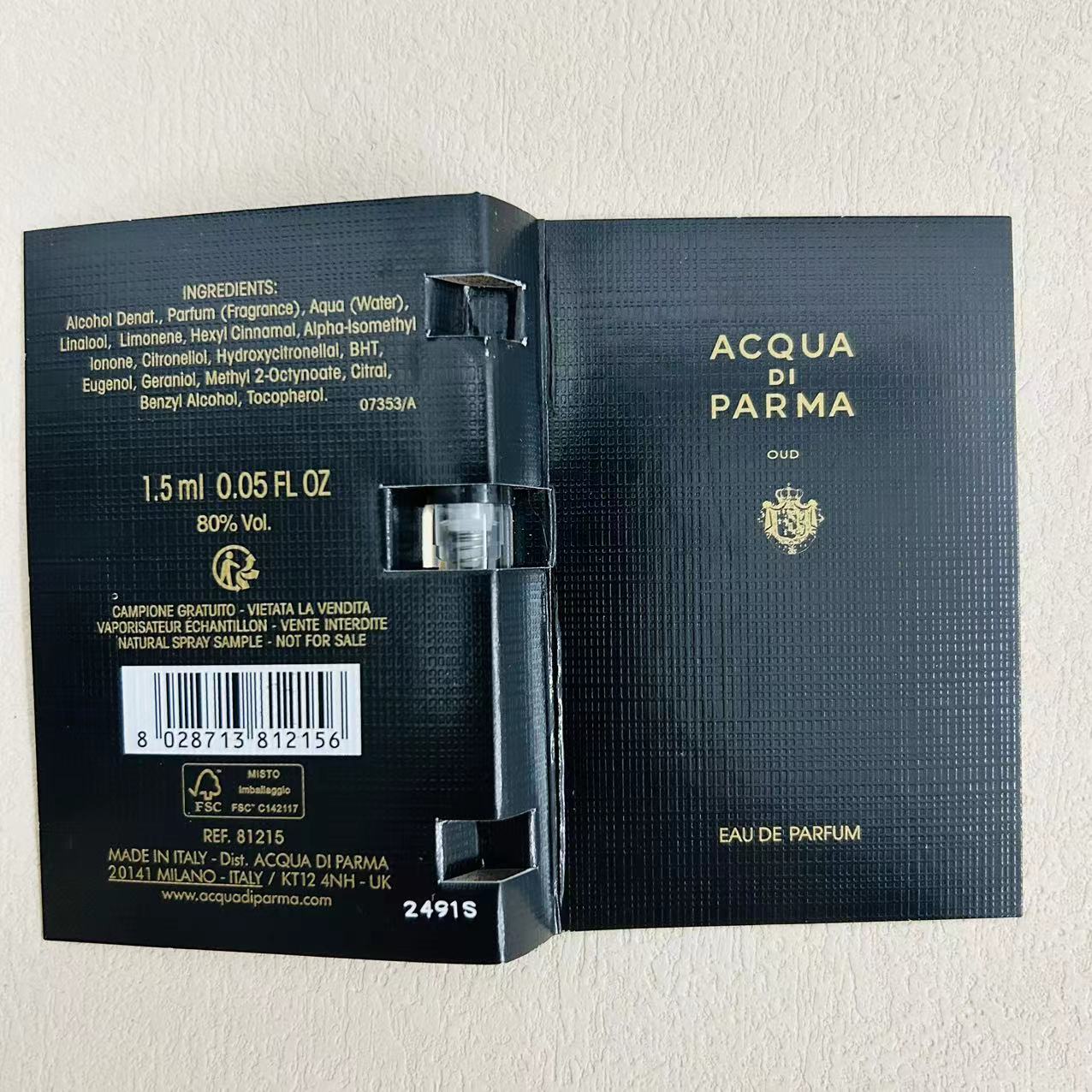 Acqua di Parma Oud Eau de Parfum 1.5ml 3