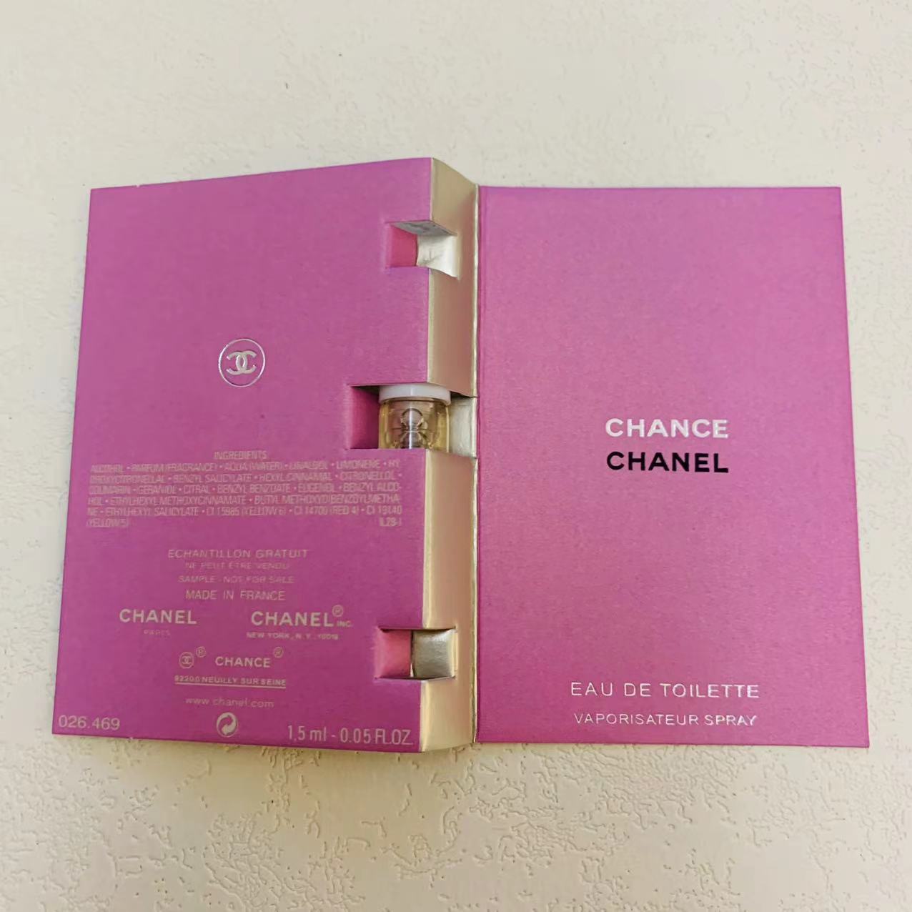 Chanel Chance Eau de Toilette 1.5ml 3