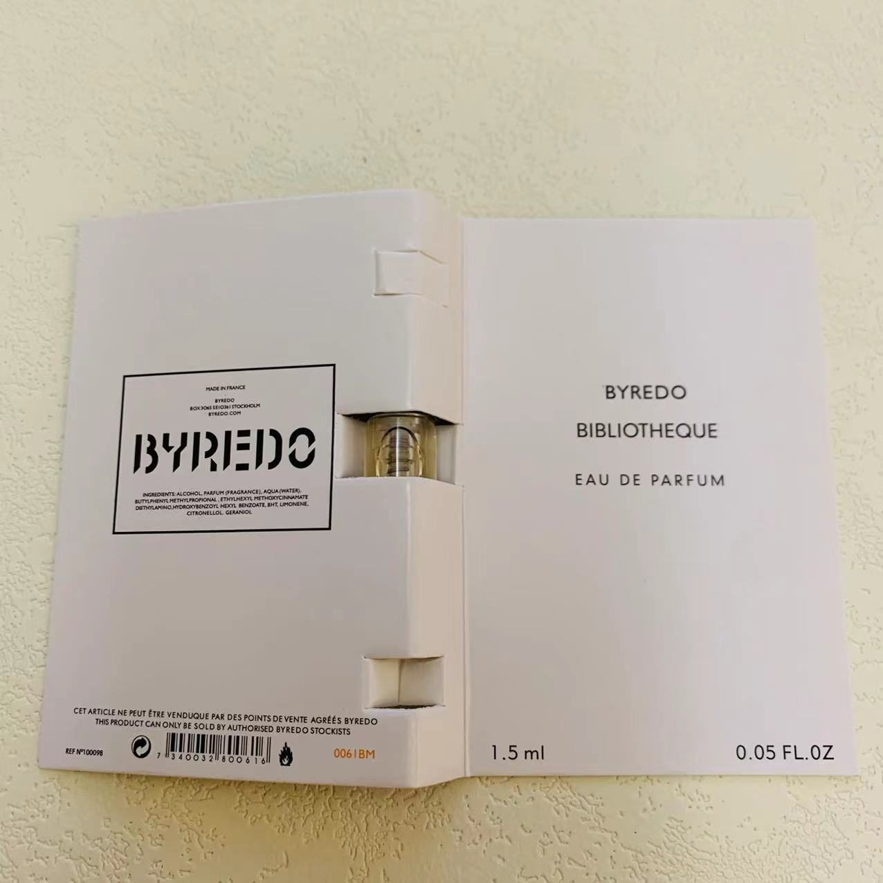 Byredo Bibliothèque 1.5ml 2
