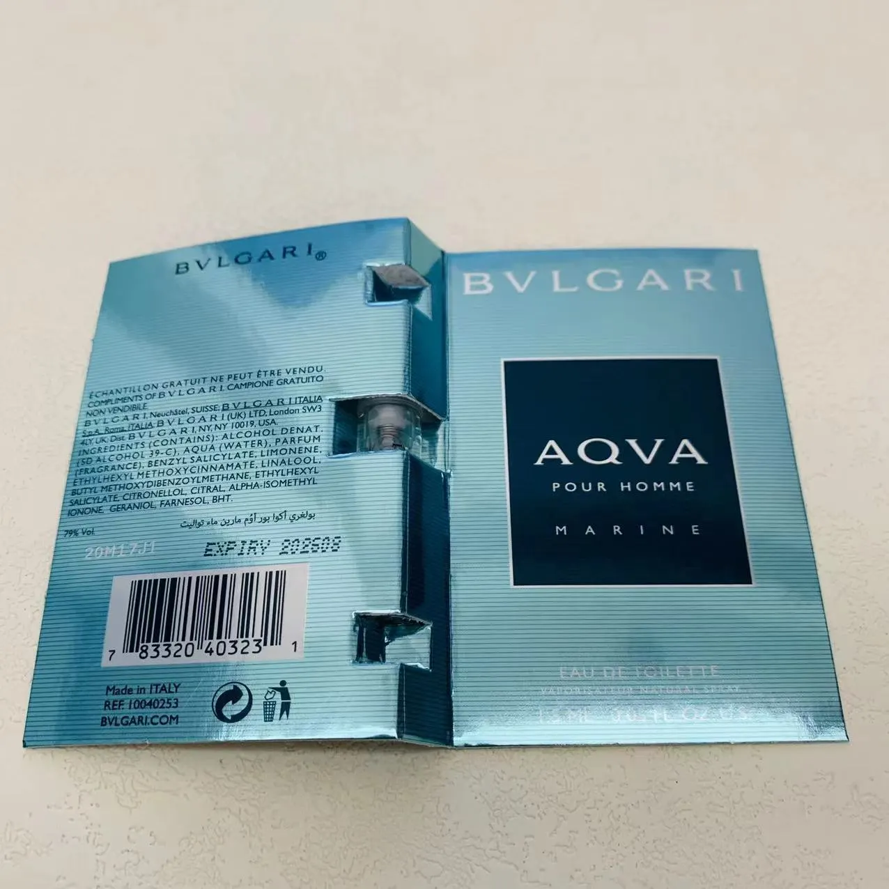 Bvlgari Aqva Pour Homme Marine 1.5ml 3