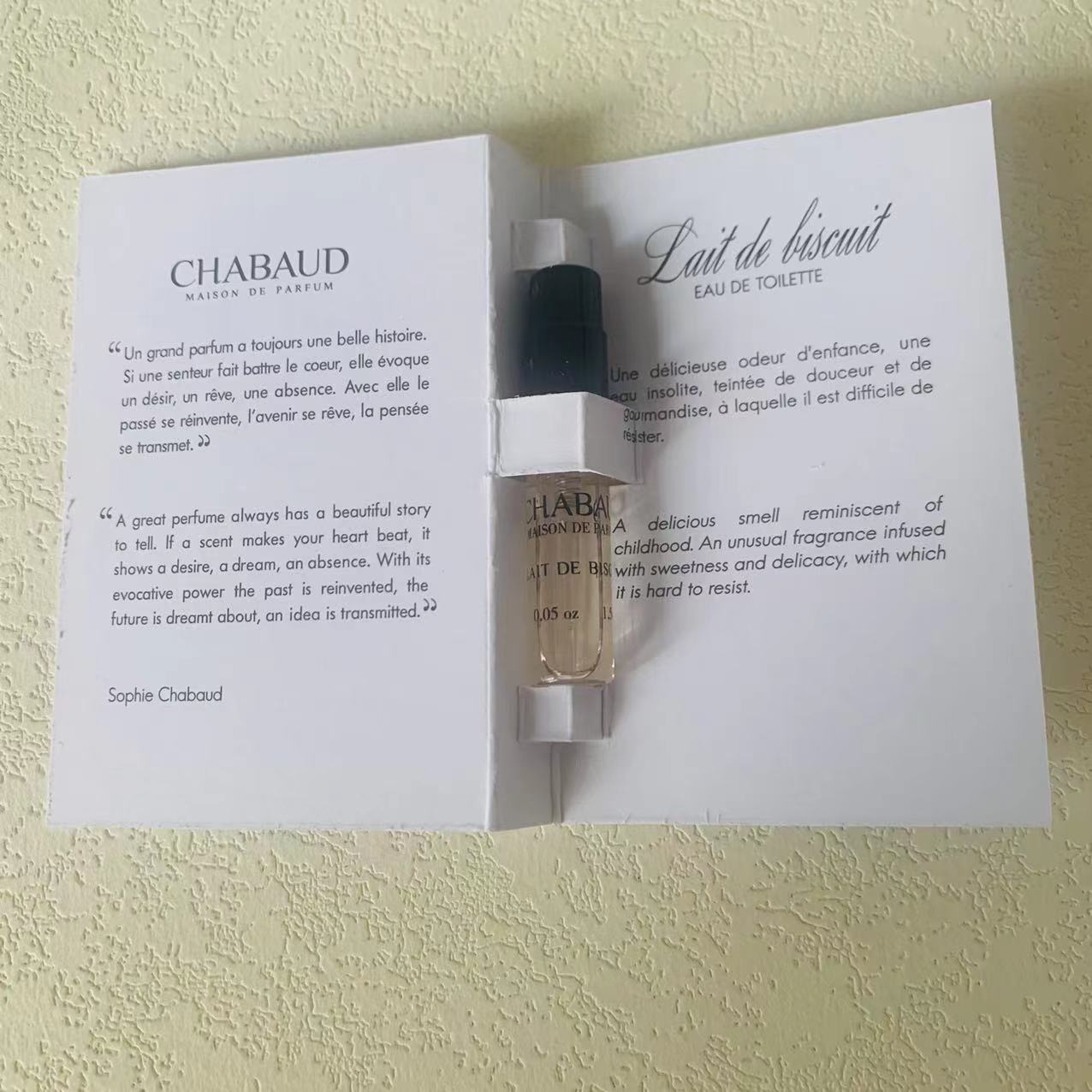 Chabaud Maison de Parfum Lait de Biscuit 1.5ml 2