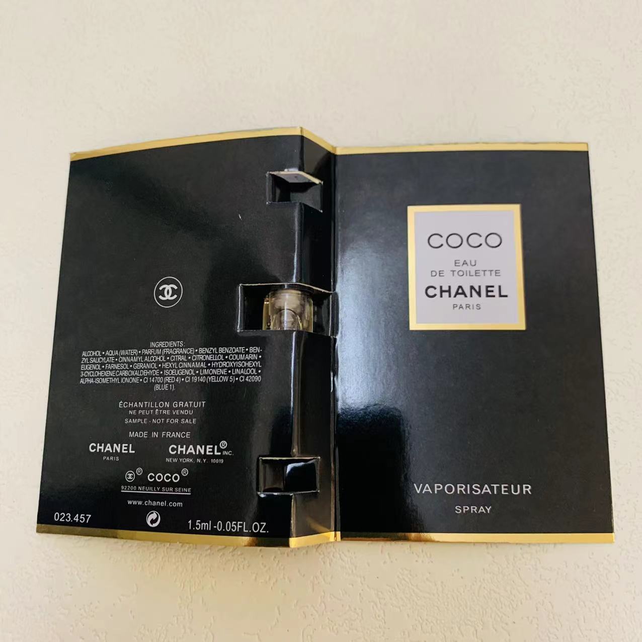 Chanel Coco Noir Hair Mist 1.5ml 3