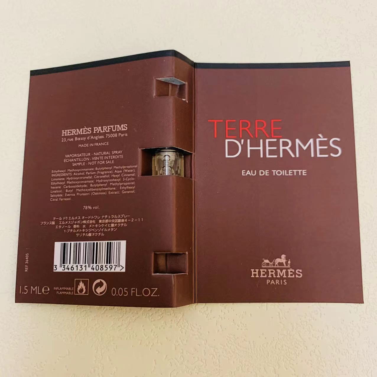 Hermes Terre d'Hermes 1.5ml 2