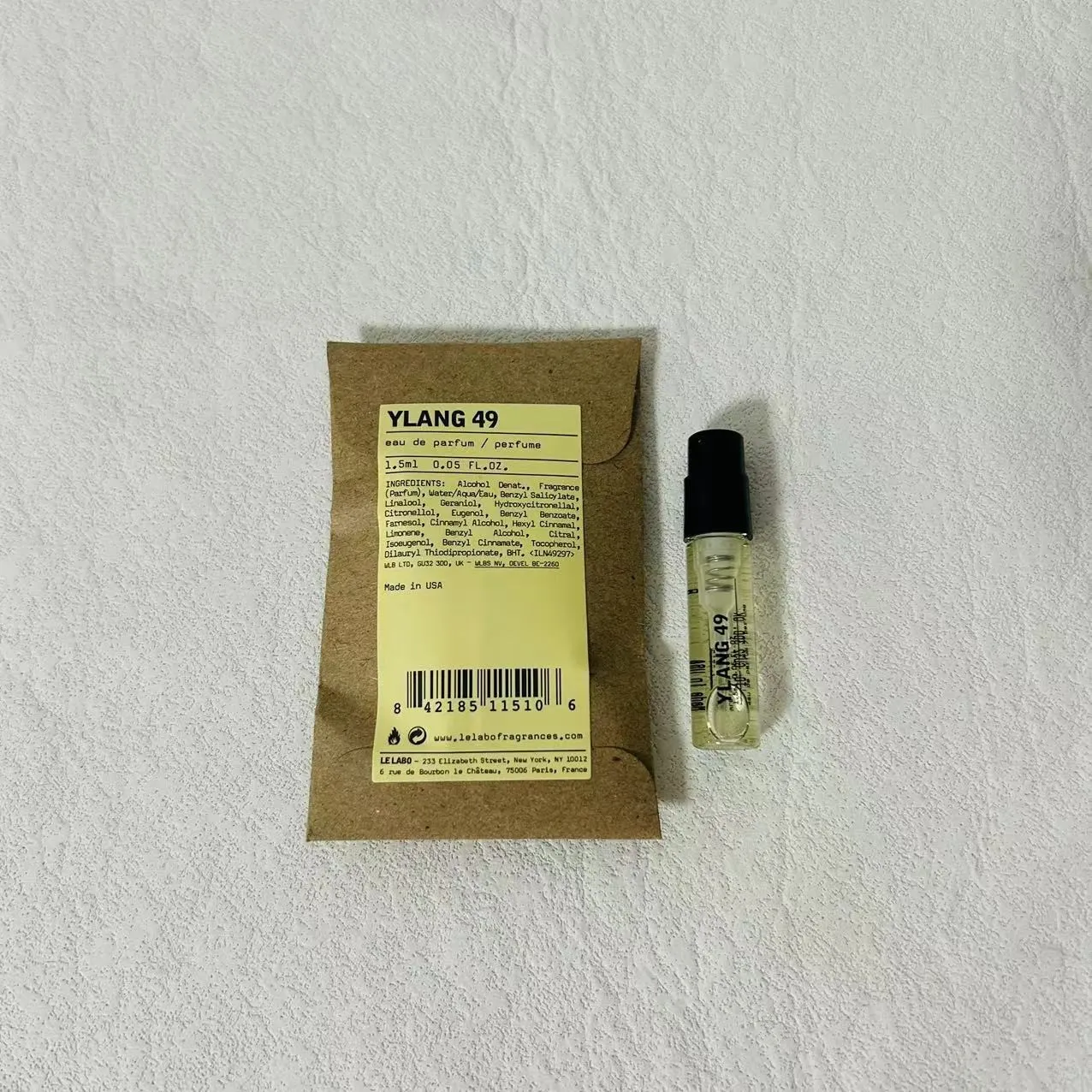  Le Labo  Ylang 49  1.5ml