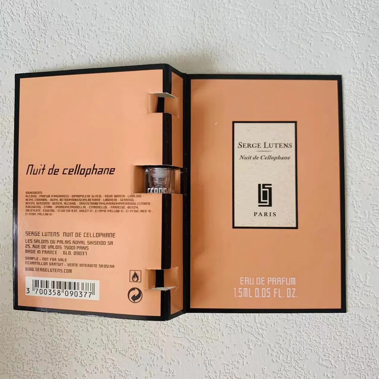 Serge Lutens Nuit de Cellophane 1.5ml 3