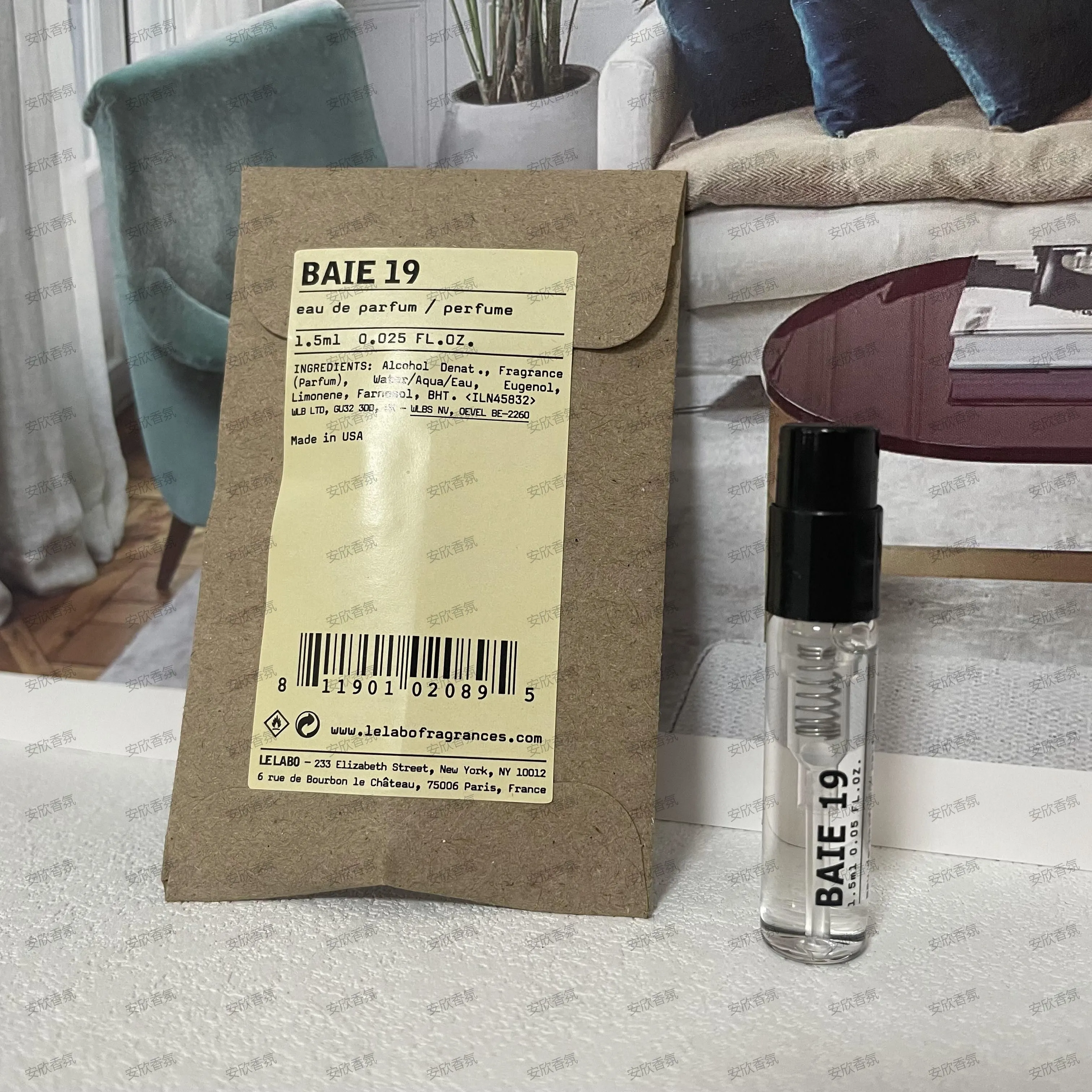 Le Labo Baie 19 1.5ml