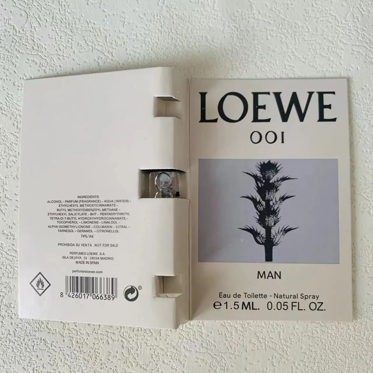 Loewe 001 Man 1.5ml 3