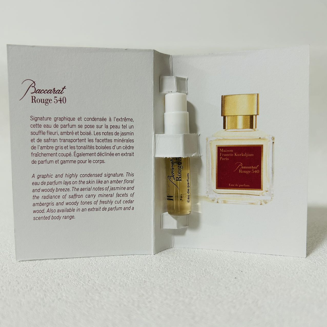 Maison Francis Kurkdjian Baccarat Rouge 540 1.5ml 2