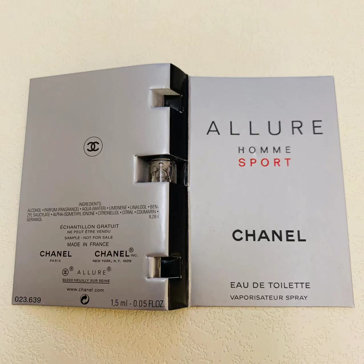 Chanel Allure Homme Sport 1.5ml 3