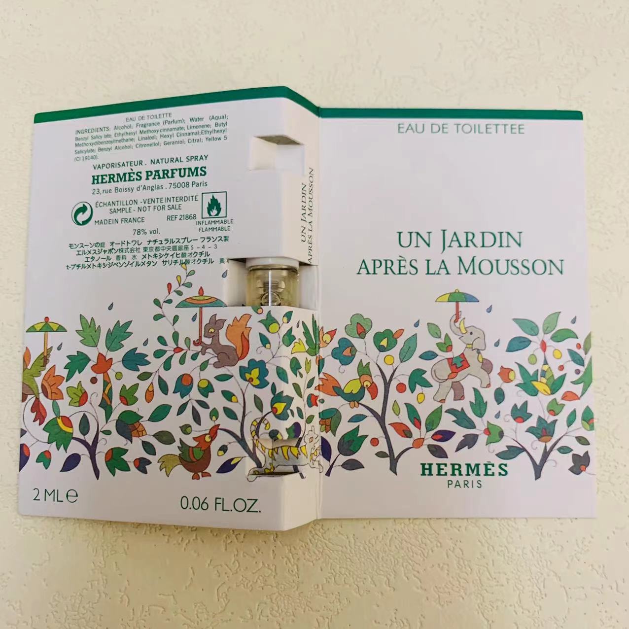 Hermes Un Jardin Apres la Mousson 1.5ml 3