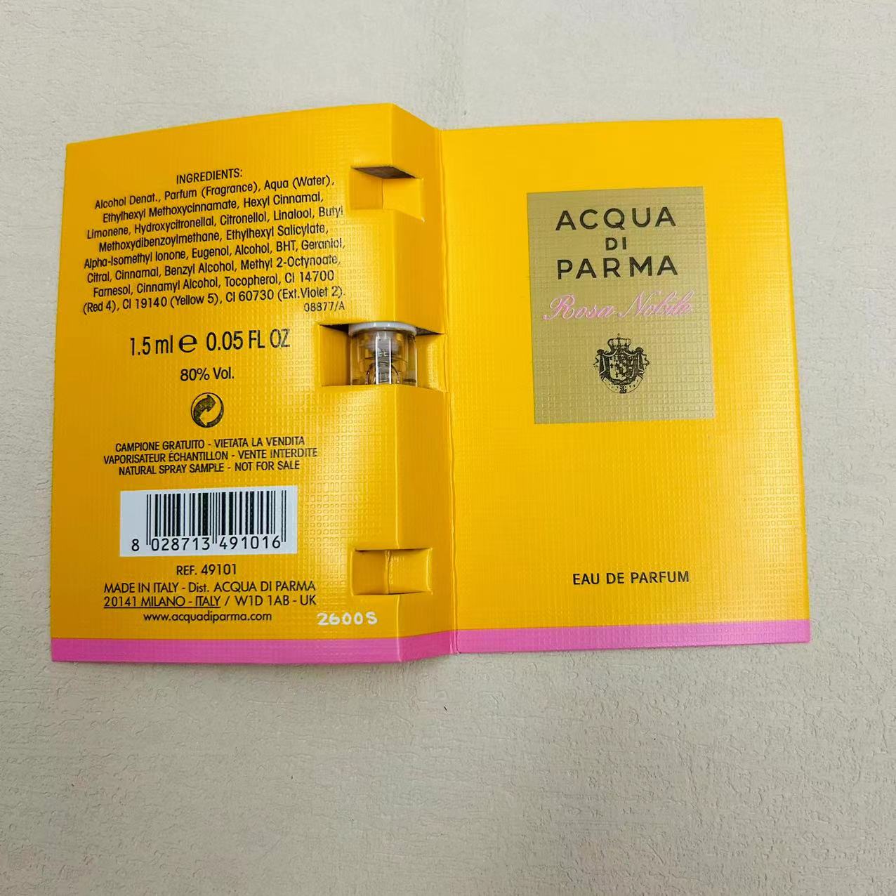 Acqua di Parma Rosa Nobile 1.5ml 3