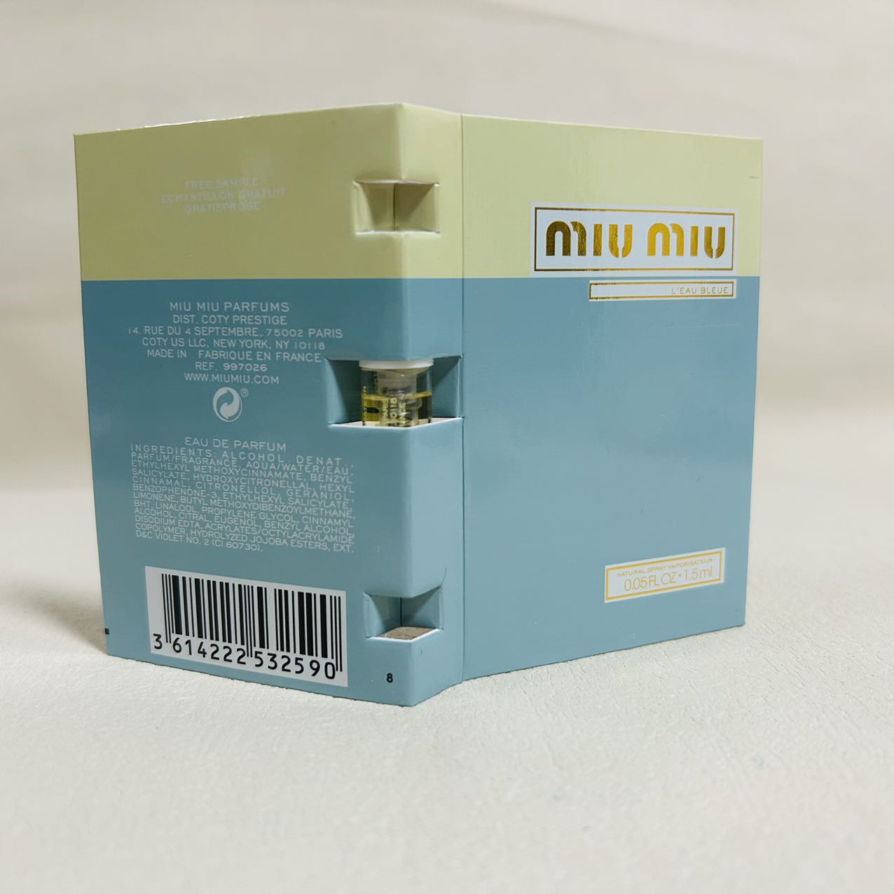 Miu Miu L’Eau Bleue 1.5ml 3