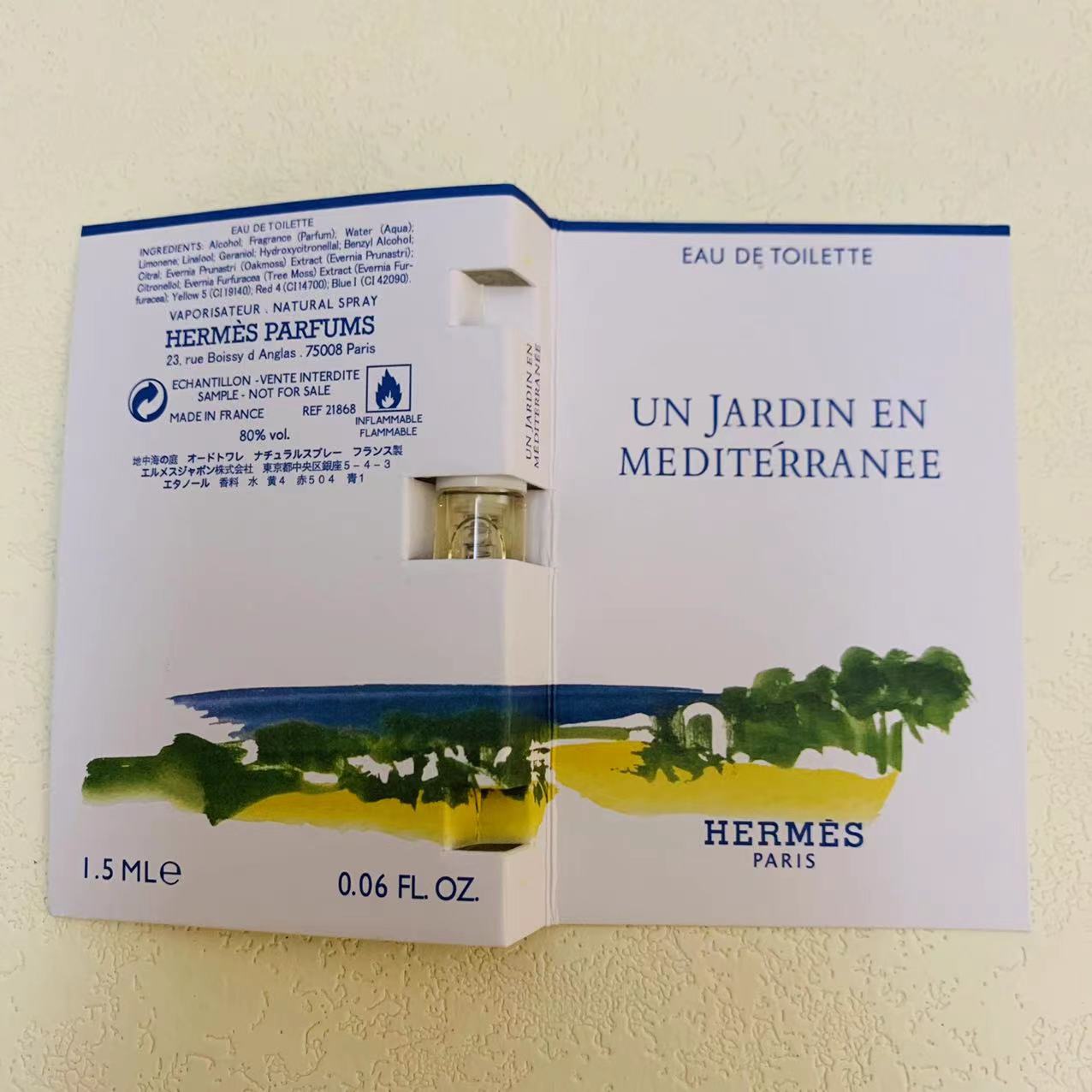 Hermes Un Jardin En Mediterranee 1.5ml 3