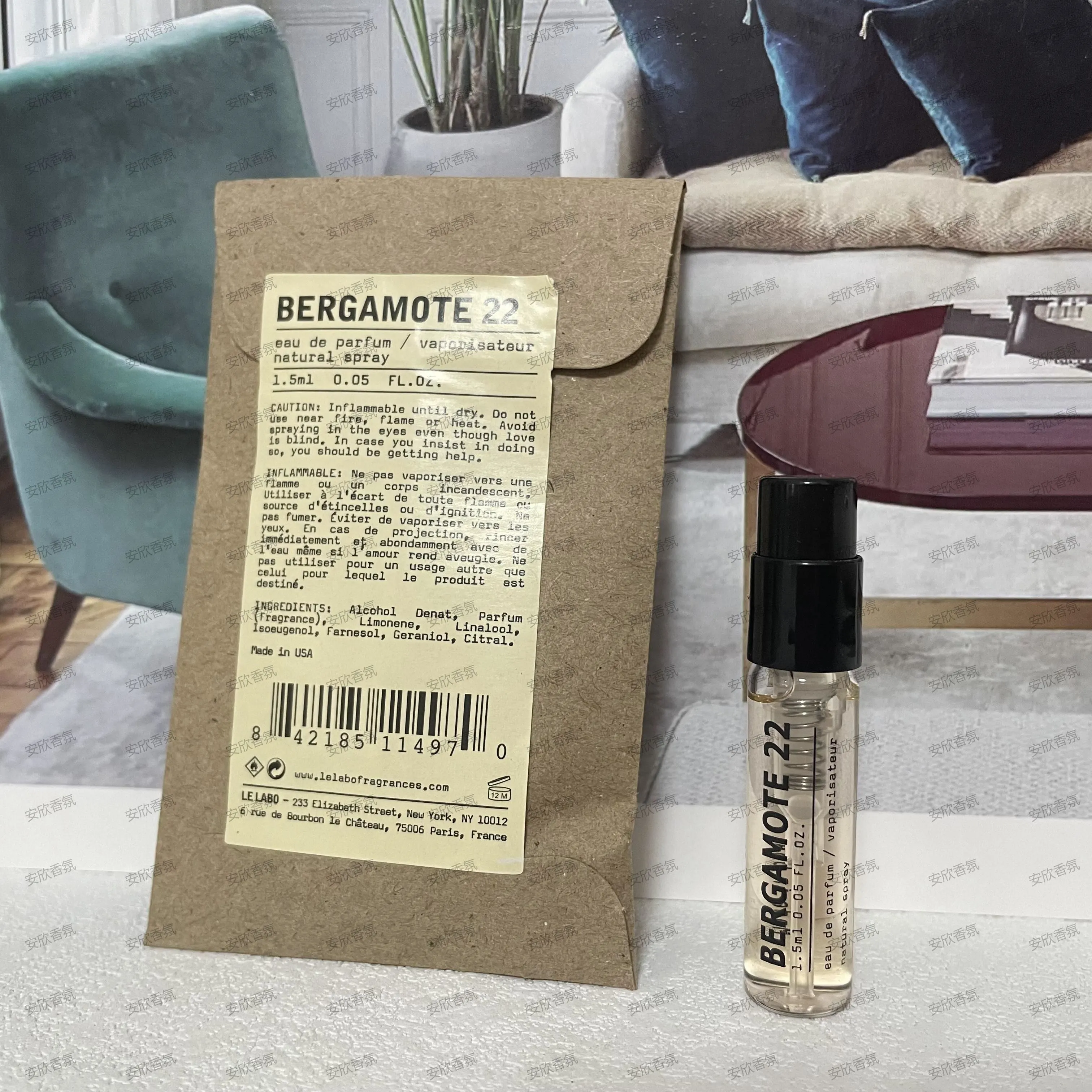 Le Labo Bergamote 22 1.5ml